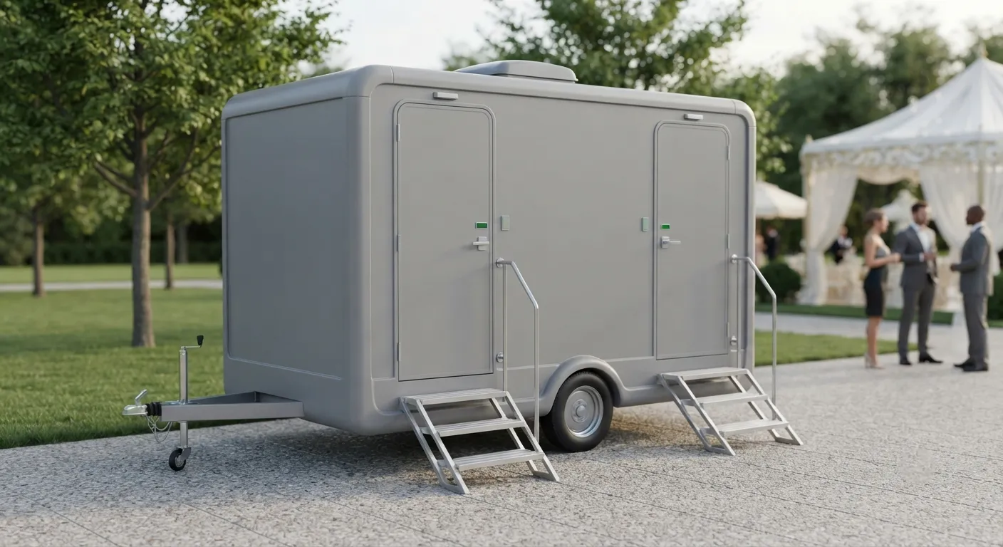 2 Stall Restroom Trailer in Ontario, CA