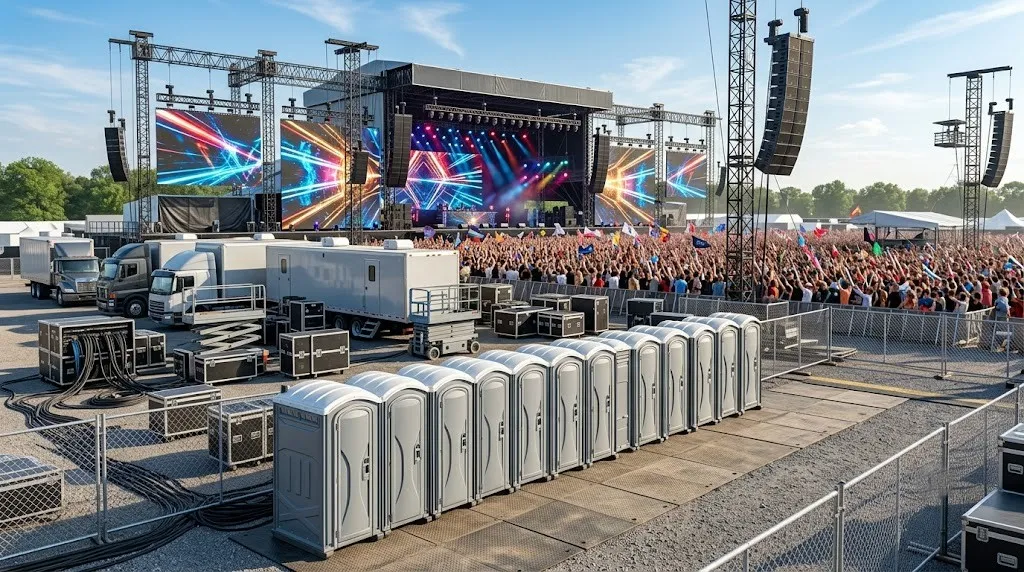 Concert Restroom Rental in Ontario, CA